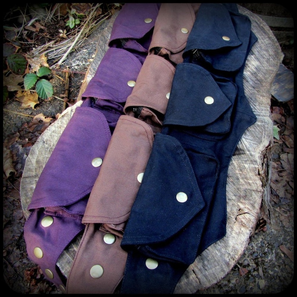 Purple Festival Utility Belt Bag